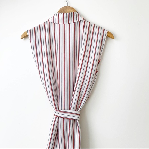 FRAME Women’s Le Scarf Silk Sleeveless Blouse L - Picture 4 of 10